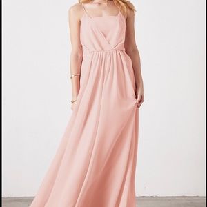 NWT Blush Weddington Way Hazel Floor Length Bridesmaid/Formal/Prom Dress size 10